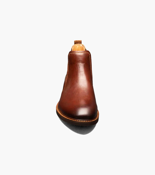 Florsheim Men's Lodge Plain Toe Gore Boot, Chestnut