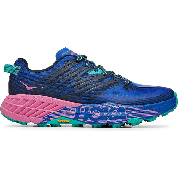 HOKA ONE ONE WOMEN'S SPEEDGOAT 4, Blue/ pink