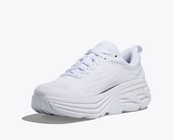Hoka Men’s Bondi 8 white / white