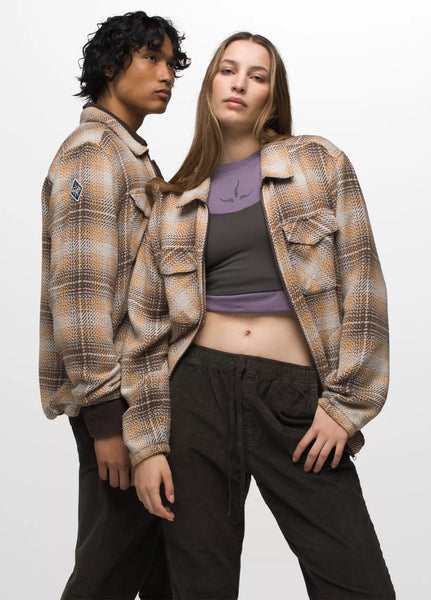 PrAna Men's Heritage Zip Flannel