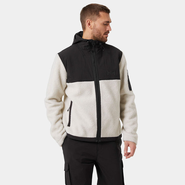 Helly Hansen Men's Patrol Pile fleece jacket, white