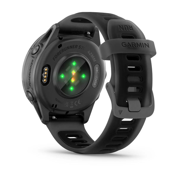 Forerunner® 570 - 42mm
Slate Gray Aluminum with Translucent Black/Black Band
