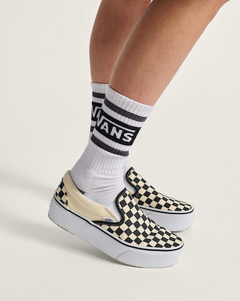 Vans Women's UA Classic Slip-On Stackform, checkerboard