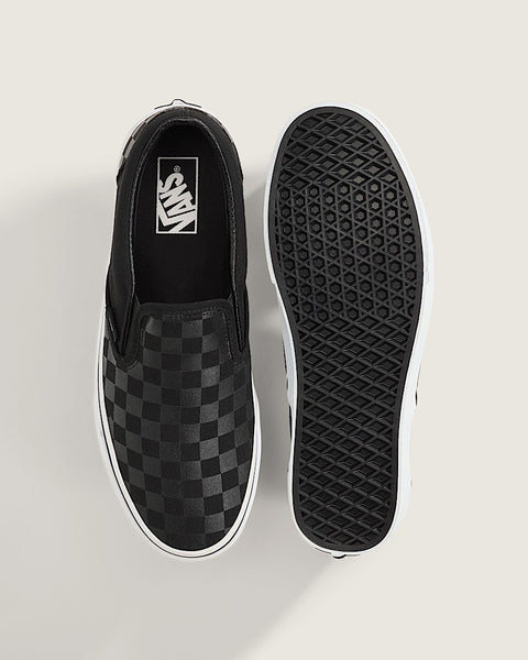 Vans UA Classic Slip-On Checkerboard, black-black/ white