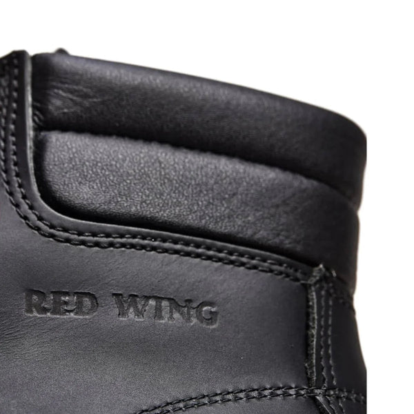 Red Wing Men's Classic Moc Men's 6-Inch Boot in Black Oil-Slick Leather