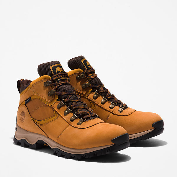 Timberland Men's Mt. Maddsen Waterproof mid-hiker boot, Wheat Nubuck