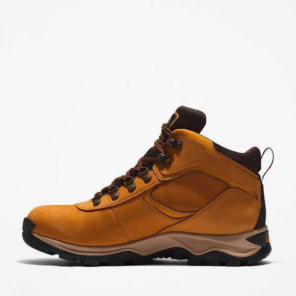 Timberland Men's Mt. Maddsen Waterproof mid-hiker boot, Wheat Nubuck