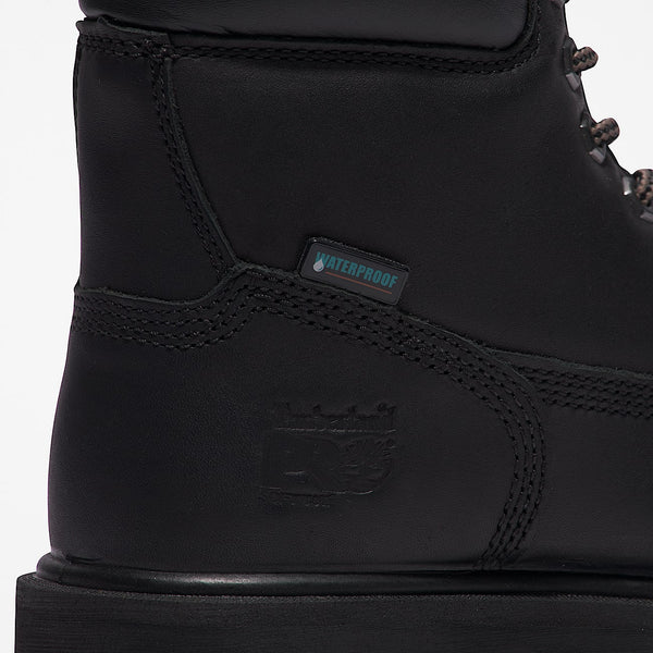 Timberland Men's PRO Direct Attach 6 in Waterproof Insulated Work Boot, Black