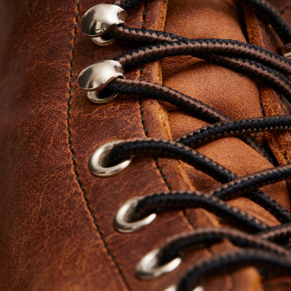 Red Wing Men's Iron Ranger 6-inch boot Regular width in rough&tough leather, Copper
