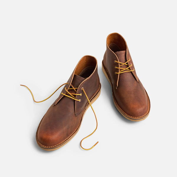 Red Wing Men's Weekender Chukka #3622 regular width in rough&tough leather, Copper