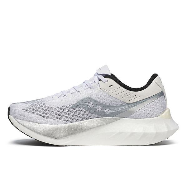 Saucony Men's Endorphin Pro 4, White/Silver