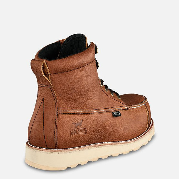 Irish Setter by Red Wing, Men's Wingshooter ST wide, 6-inch Waterproof Leather Safety Toe Boot, Full Grain, style 83632