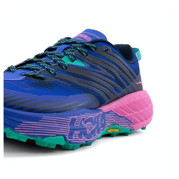 HOKA ONE ONE WOMEN'S SPEEDGOAT 4, Blue/ pink