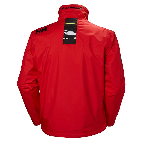 Helly Hansen Crew Midlayer Jacket Red